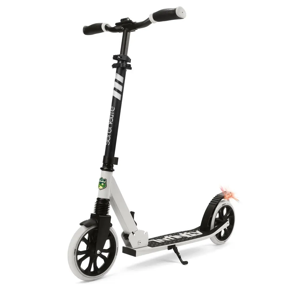 Alloy Folding Kick Scooter for Teens & Adults | Lightweight with 8-Inch Polyurethane Smooth Riding Wheels, Durable Bearings, Front Suspension & Adjustable Handlebar, Folding Scooter, Compact Kick Scooter