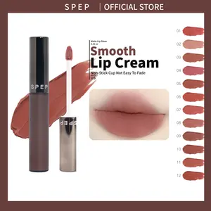 SPEP Transfer-Proof Matte Lip Cream | Waterproof & Long-Lasting Liquid Lipstick | Non-Stick Cup Velvet Finish | High Pigment & Non-Fading | Smooth Air-Soft Texture