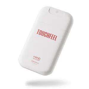 TOUCHFEEL Power Mist Hand Sanitizer Spray, Scented Hydrating Hand Sanitizers Travel Size Refillable, Pocket Portable 1-Pack (Grapefruit) 1 FL. OZ