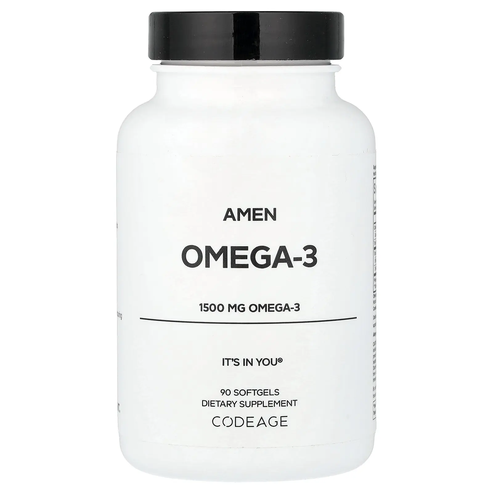 Codeage Amen, Omega-3, 90 Softgels (750 mg per Softgel)