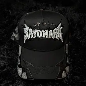 Baez X Shifu Sayonara Black Snapback - Premium Streetwear Baseball Cap for Men & Women, Adjustable