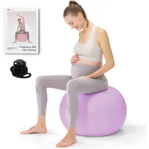 Ball - 1.8mm Thick Birthing Ball for Maternity Physio and Birth Preparation, Yoga and Exercise for  - Includes Pump