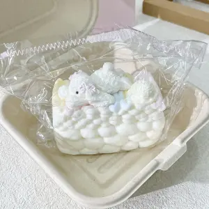 【Buy 3 get 1 free】Rabbit Toast taba squishy slime squishies  kidstoysFood-Grade Silicone Slow-Rising Rebound Squishy Fidget Toys for Stress Relief - Soft Squeeze Toys with Thick Creamy Slime Texture, Handmade Non-Toxic Sensory Toys