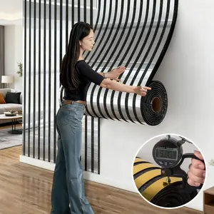 Thickened Retro 3D Framed Grooved Self-Adhesive Decorative Modern Wallpaper with Glossy Metallic Surface, Easy to Peel and Stick, Removable and Waterproof, Ideal for Living Room Accent Walls, Kitchen Surfaces, Furniture Makeovers and Bedroom Decoration