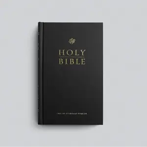 Durable ESV Study Bible - Black Hardcover English Standard Version, Bible Study Supplies for Church Use