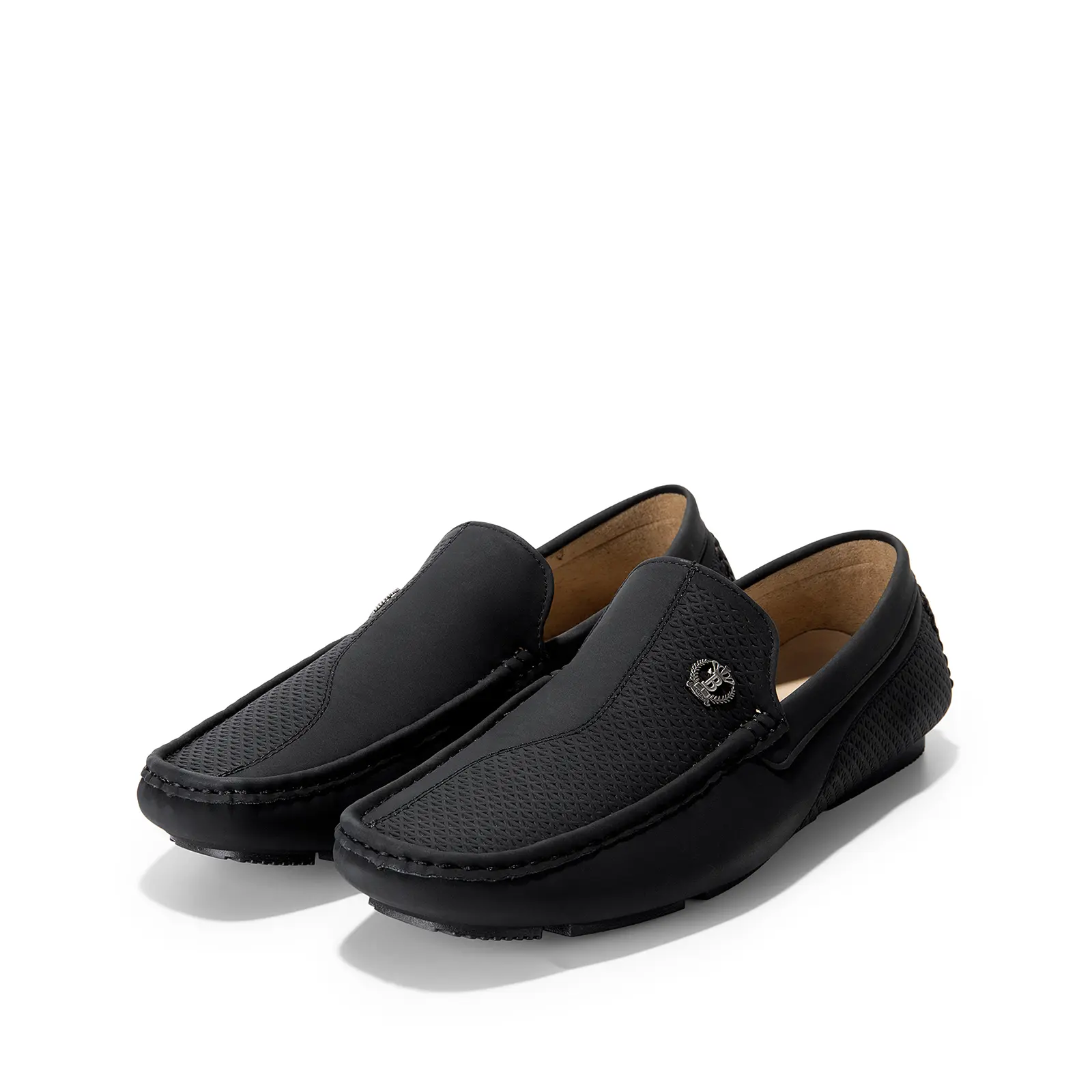 BRUNO MARC Men's Casual PU Leather Penny Loafers, Slip-On Moc Toe Shoes with a Cushioned Footbed and Low Heel, Casual Loafers, Pvc Sole, Breathable, Premium Pu Leather Feels Smooth Daily, Footwear, Heeled Loafers