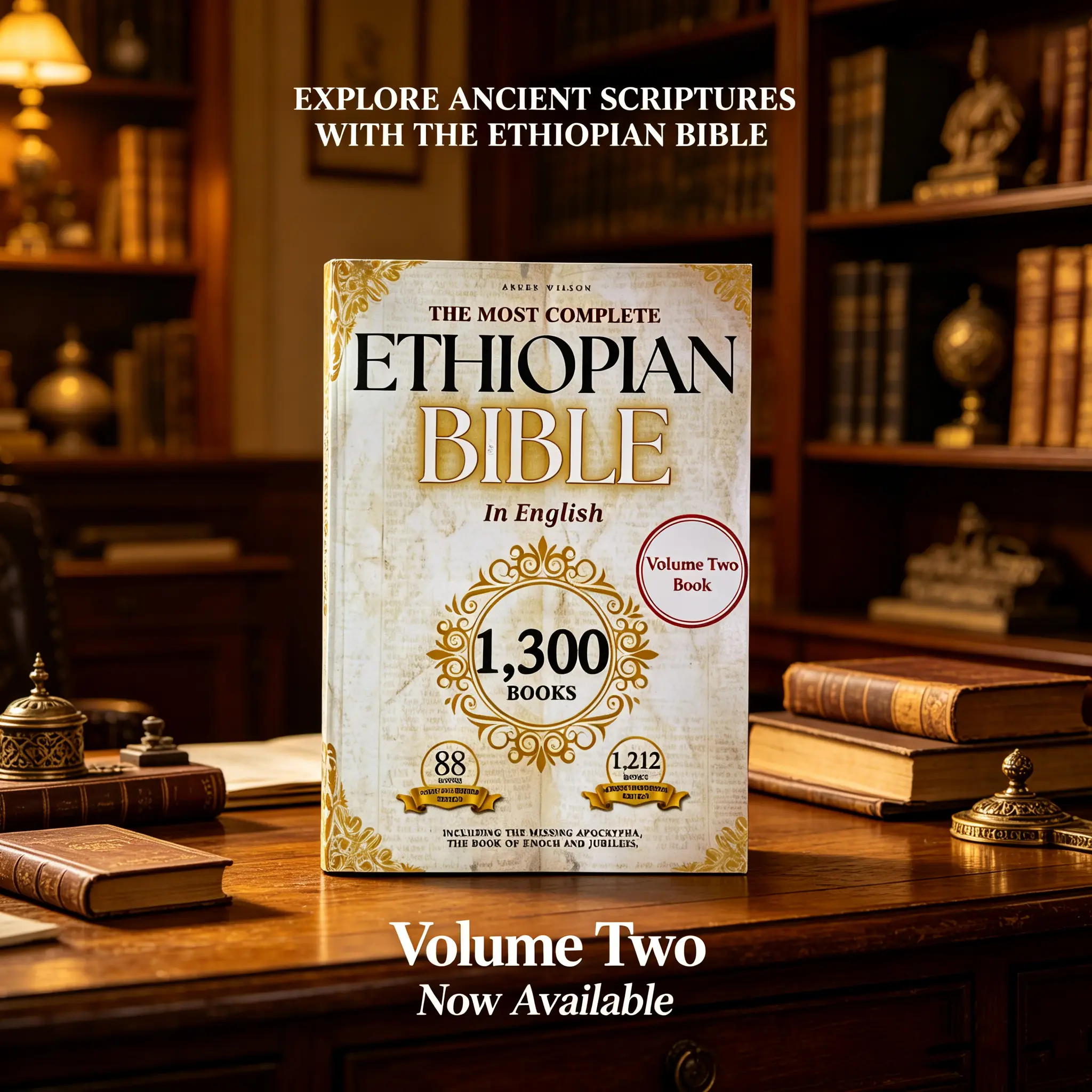 THE COMPLETE ETHIOPIAN BIBLE IN ENGLISH Illustrated:ethiopian bible study notebook Includes Missing Apocrypha, Book of Enoch, Book of Ezras, Jubilees, Book of Wisdom and Other Sacr Reading Materials,back to school,back to school shopping