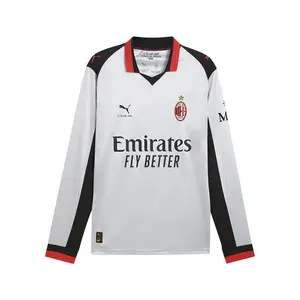 PUMA Mens Ac Milan X Slam Jam Long Sleeve Jersey Casual - Grey