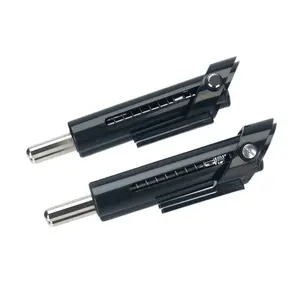 2 Pcs Weight Rack Pins Long Extension Rods, Auto-Pop Mechanism, Cable Strength Trainer, Gym or Home Workout Equipment, Hanging Block Pins, Black Weight Stack Pin