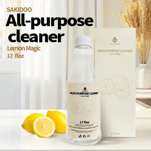 SAKIDOO 17 floz ounce - Non-toxic Cleaning Spray - Multi-purpose cleaning spray, suitable for various surfaces such as kitchens, countertops, furniture, floors, houses and home environments. Household Allergies