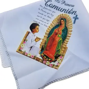 12pcs Recuerdos para Comunion, Servilletas, First 12x 12” Communion Party Favors, first communion Napkins