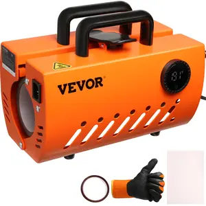 【Summervibes】VEVOR Mug Heat Press Machine, 30oz Tumbler Heat Press, Sublimation Transfer 11-15oz 16-25oz 30oz Straight Skinny Tumblers, Cup Heat Press with Heat-resist Gloves, Tape, DIY Ceramic Mugs Glasses
