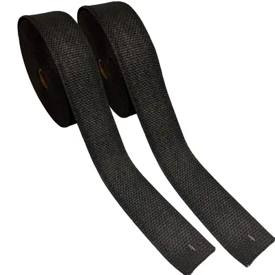 Ezautowrap Titanium Exhaust Thermal Wrap – 2in X 50ft, Lava Rock Fiberglass (2 Rolls)