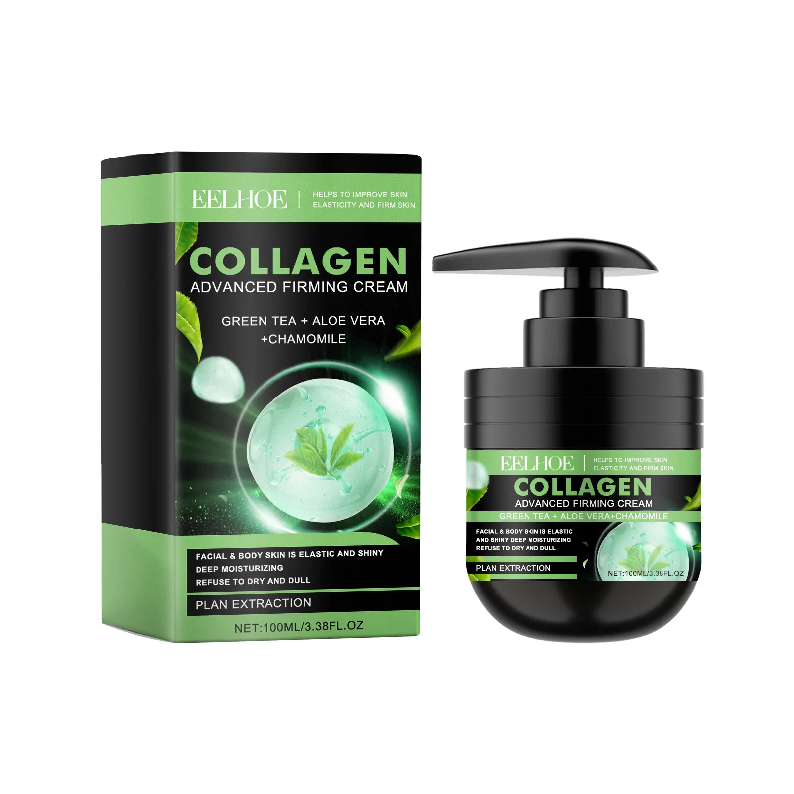 EELHOE Collagen Advanced Firming Cream, Whole Body Moisturizing Improve Dry Rough Tender Fine Smooth Firming Cream