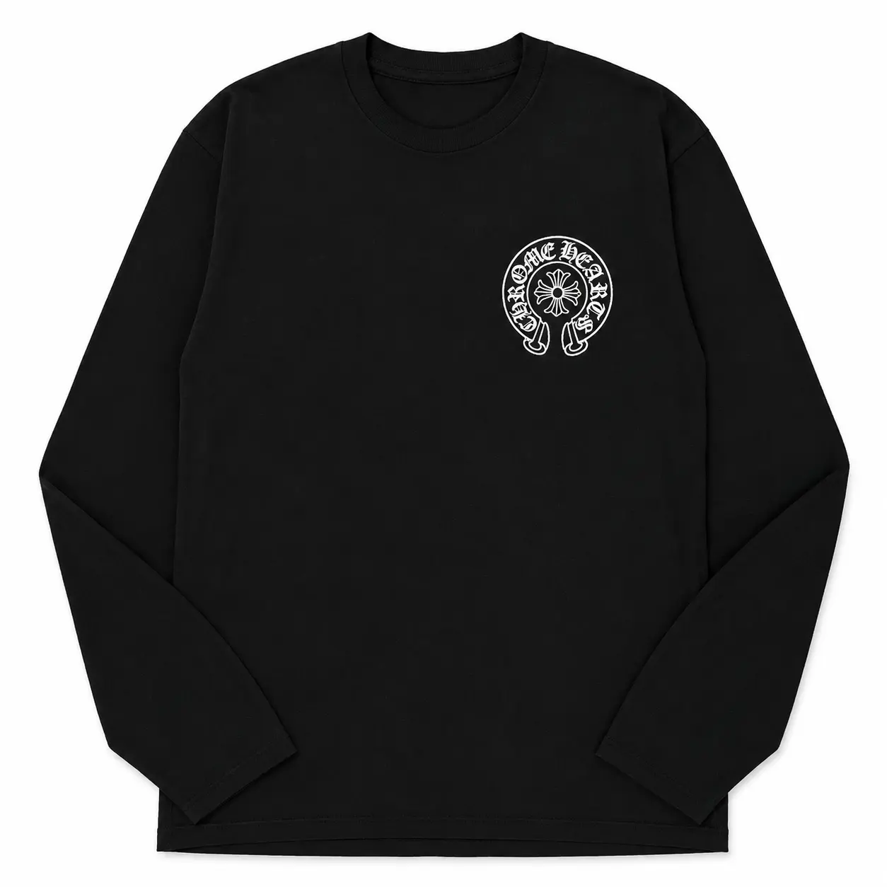 Chrome Hearts Matty Boy Green Chomper L/S T-Shirt Black