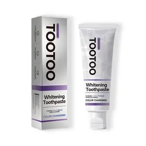 tootoo Whitening Toothpaste Amino Acid, Color-Changing Foam, Gentle Stain Lift  120g