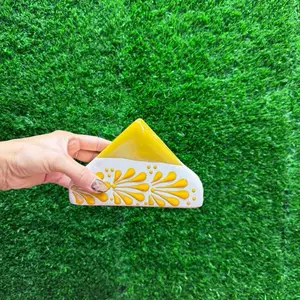 Napkin Cielito Lindo color Blanco/Amarillo Only Pieces.