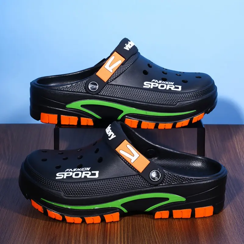 Men's Breathable Casual Sandals - Non-Slip Thick-Sole Footwear, Summer Fashion Shoes for Outdoor Use, Outdoors, Strap Sandals, Breathable Space Sandals