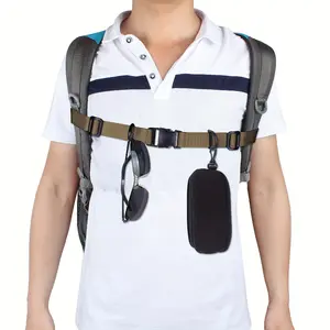 Heavy Duty Chest Strap - Ultra-Durable, Adjustable, Quick Release Buckle for Comfortable Backpack Wear with Ergonomic Sternum and Belt Enhanced Stability Support
