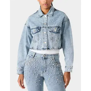 Betsey Johnson Sparkle Denim Jacket