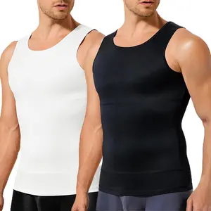 Compression Shirt Men Shapewear  Body Shaping Vest Compression Tank Top Undershirt Tummy Control