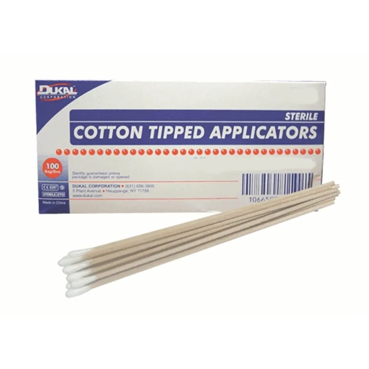 212 MAIN Non-Sterile Cotton-Tipped Applicators for Dogs & Cats, 100 Pieces, 3" Length, Absorbent Tips, Easy-Peel Pet Feeding Supplies Accessory, Length 3"