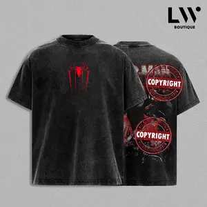Red Spider  Vintage Washed Oversized T-Shirt, Tank Top, Hoodie, Sweatshirt – Web Hero Graphic Tee Streetwear Heavyweight Cotton