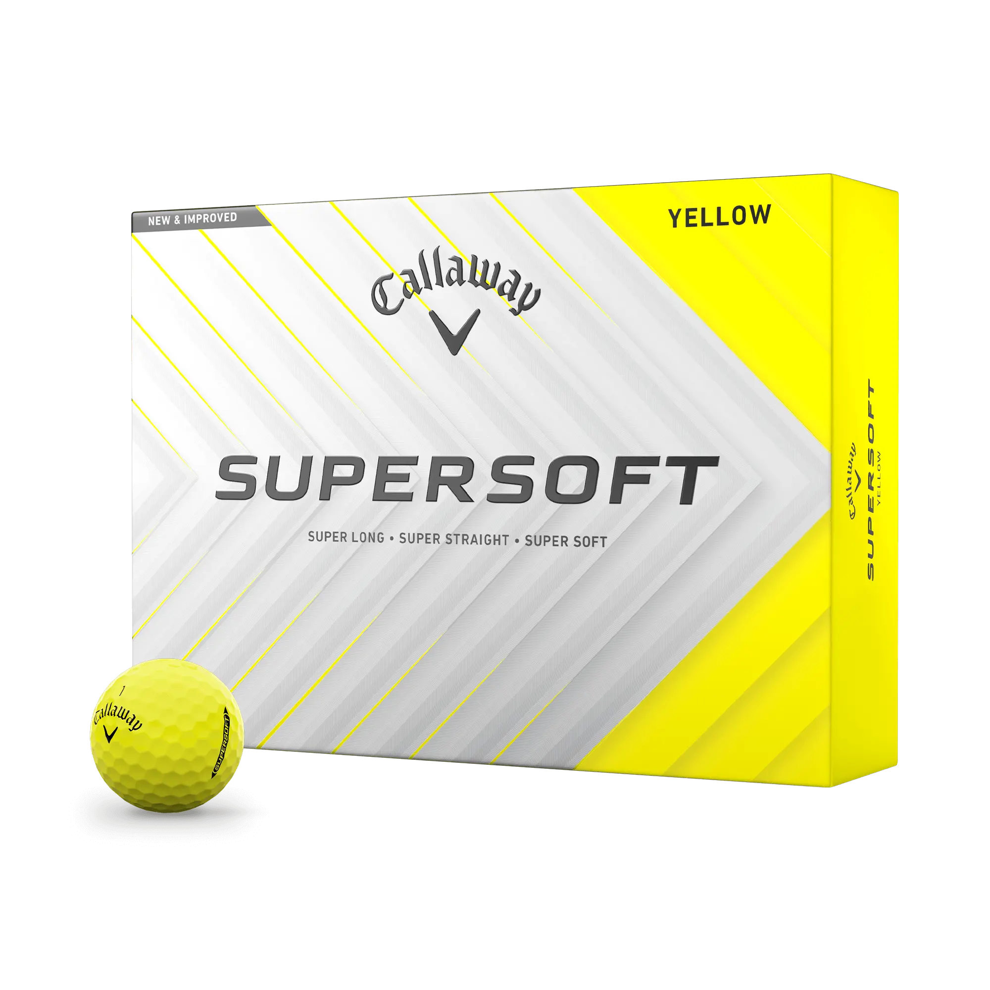 Callaway Golf Supersoft Yellow Golf Balls Callaway Golf Supersoft Yellow Golf Balls