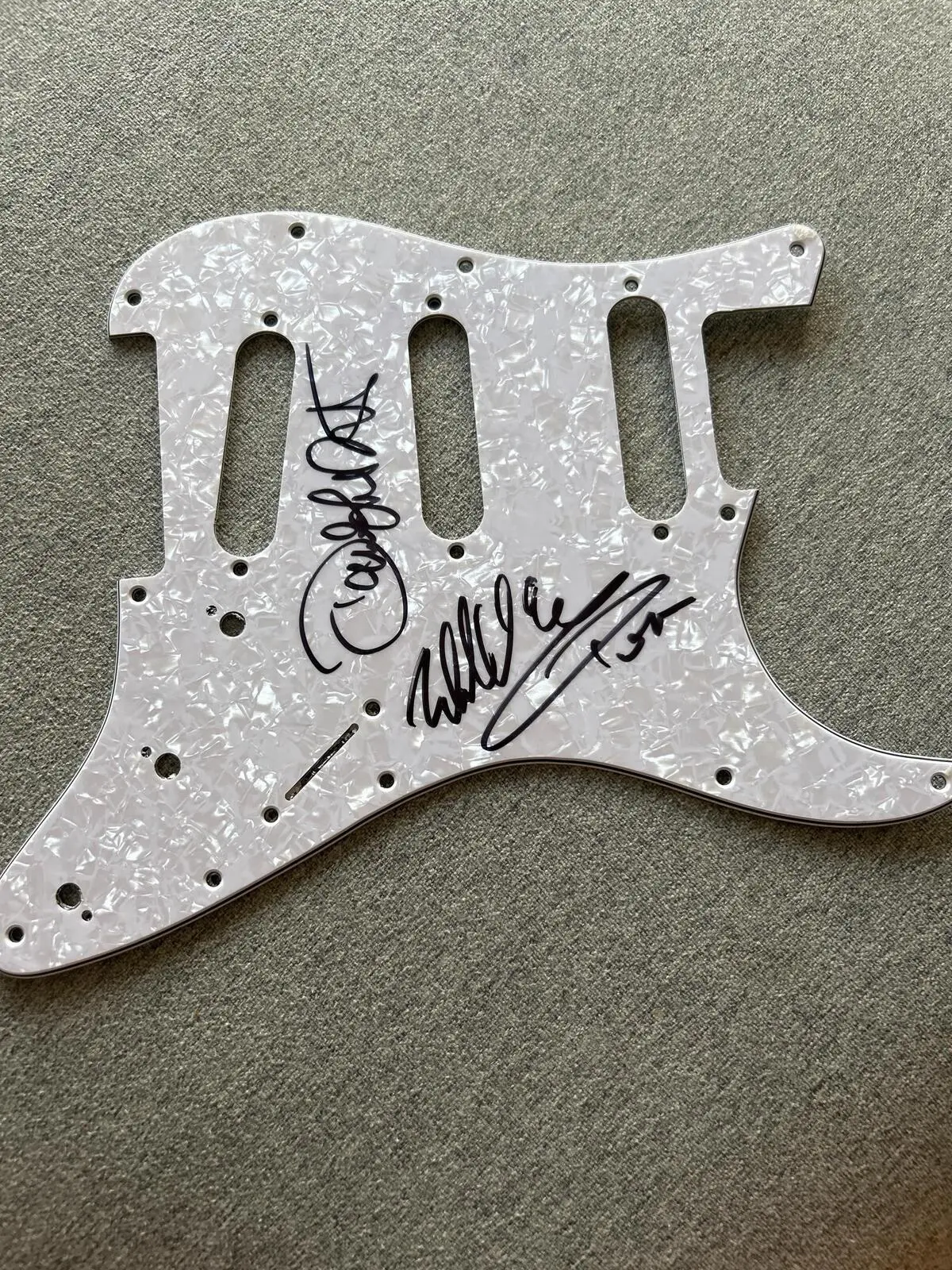 Eddie Van Halen & David Lee Roth Signed Autographed Fender Stratocaster-Style Pickguard with COA, Collectible Picks for Stratocaster Guitar, Guitars Music Accessory
