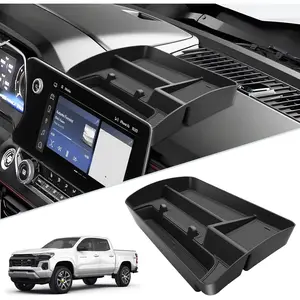 for 2023 2024 2025 Colorado Dashboard Organizer 2023 2024 2025 Chevy Colorado/GMC Canyon Behind Screen Organizer 2025 Colorado ABS Tray 2023 2024 2025 Chevy Colorado Accessories with Phone Holder