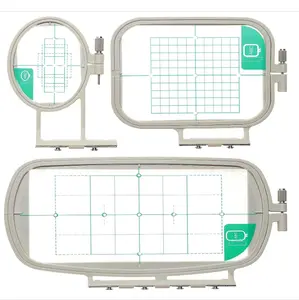 Embroidery Machine Hoop 3 in 1 Set (SA431+SA432+SA434) for Brother SE625 SE600 SE425 SE400 PE550D PE540D PE535 PE525 PE500 LB5000 LB7000 LB6800 Innovis 990D/900D & BabyLock Sofia 2 Verve