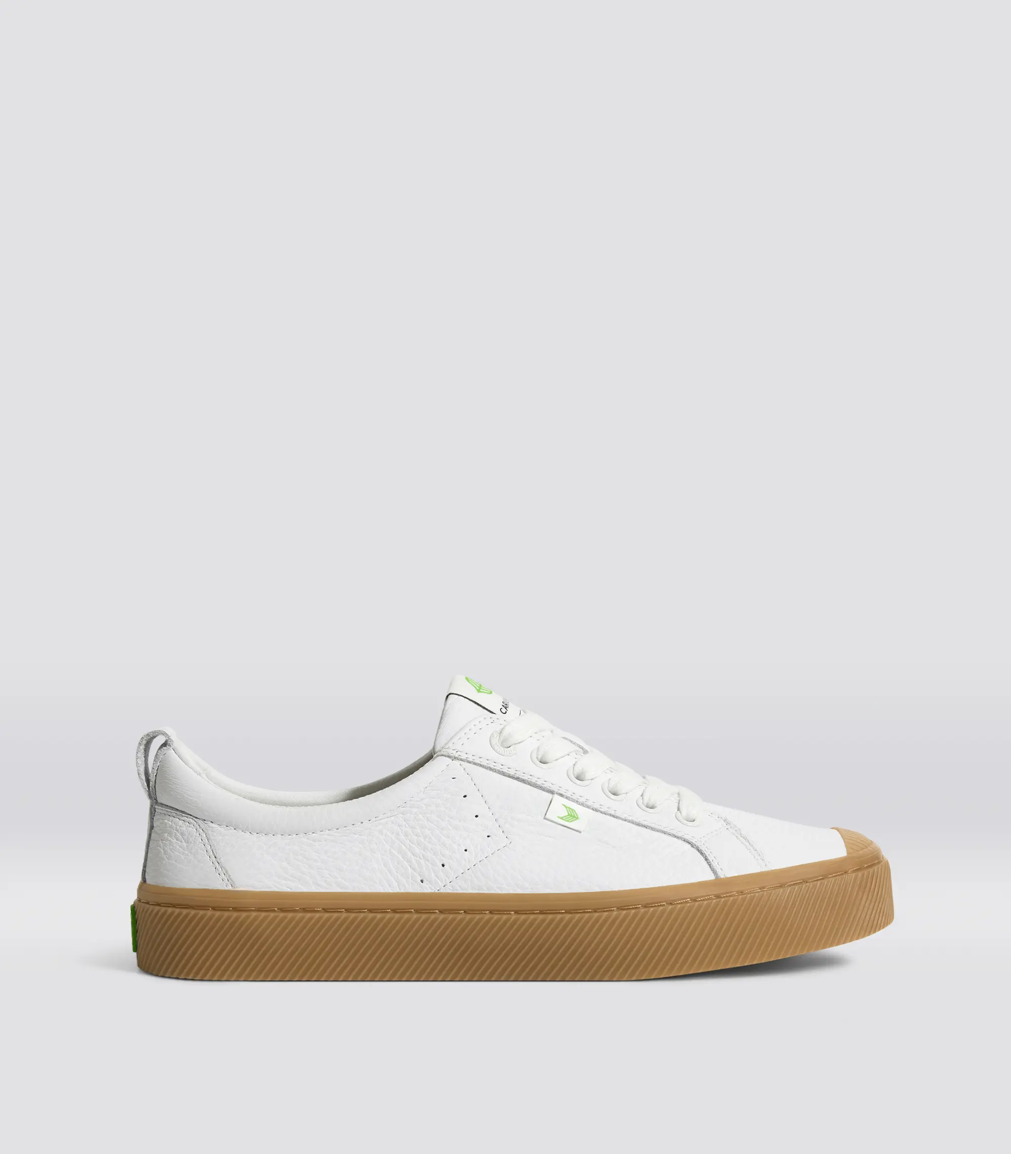 OCA Pebbled Leather Gum White
