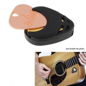 5pcs Guitar Picks Holder Plastic Stick-on Guitar Pick Case Guitar Pick Storage Guitar Pick Organizer Electric Guitar Accessories for Bass Ukulele Durable