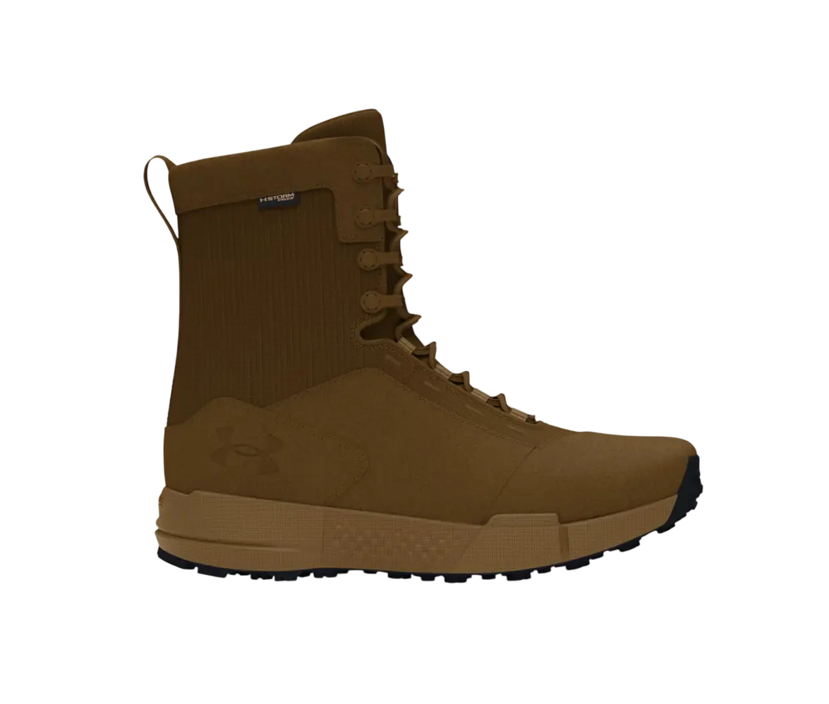 UNDER ARMOUR BOOTS 8 INCH MEN UA CHARGED LOADOUT WATERPROOF RO BRN/BRN 3028011-200