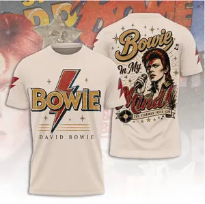 David Bowie Men's Jersey, David Bowie 2026 3D Round neck Jersey, 90s Records Rock Jersey, Metal Rock Band Shirt, Oversized Vintage Jersey, Heavy Metal Merch, Gift for Rock Fans