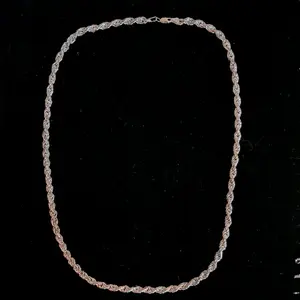 Silver 925 Rope Chain Necklace