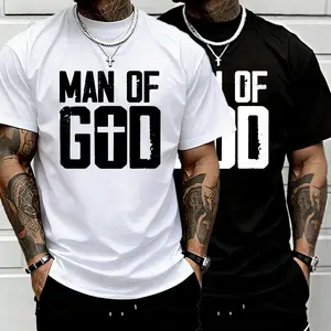 Men’s retro motivational graphic T-shirt featuring a Christian cross faith print; premium cotton tee with an emo rock punk core vibe; heavyweight cotton crew neck—a must-have for vintage parties and streetwear., Plain, Shortsleeve, Menswear tiktokshopspri