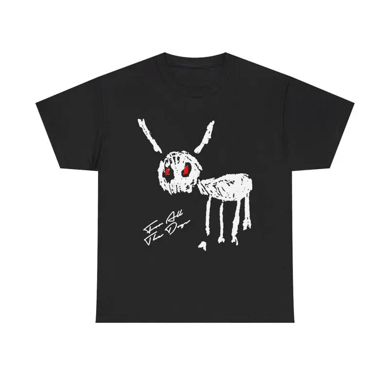 [100% Cotton] "For All The Dogs" Drake -" Heavy Blend ™   Graphic T-Shirt Casual Classic Cotton Menswear Retro Top Vintage Comfy Day Smooth Tee Underwear Streetwear Tshirt Shortsleeve Crewneck men gifts  Golf Gift T-Shirt For Men and Women