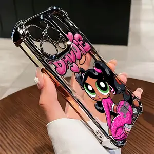 Bratz Lovely Doll Phone Case for iPhone Models, Transparent Soft Back Cover, Anti-Drop Shockproof Design, Fits Multiple Sizes Including Mini & Pro Max