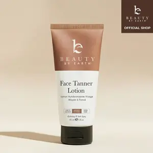 Beauty by Earth Gradual Face Self Tanner - Non-Sticky, Streak-Free, Non-Comedogenic, Cruelty-Free Sunless Bronze Tanning Product for All Skin Types