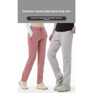 Mountain velvet soft shell pants scratch-resistant and wear-resistant tooling charging pants windproof and waterproof outdoor mountaineering sweatpants