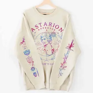 Baldurs Gate 3 Astarion Sweatshirt, Astarion Sweatshirt, Astarion Rogue,Video Game Sweatshirt,Astarion Vamp Sweatshirt,BG3 Merch,Gamer Gift Sweatshirt