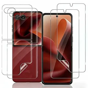 Motorola Moto Razr Water Gel Smartphone Screen Protector, Self-Healing Bubble-Free Design, Protective, Scratch Resistant, Fingerprint Touch Sensitive, Cellphone Accessories Protection