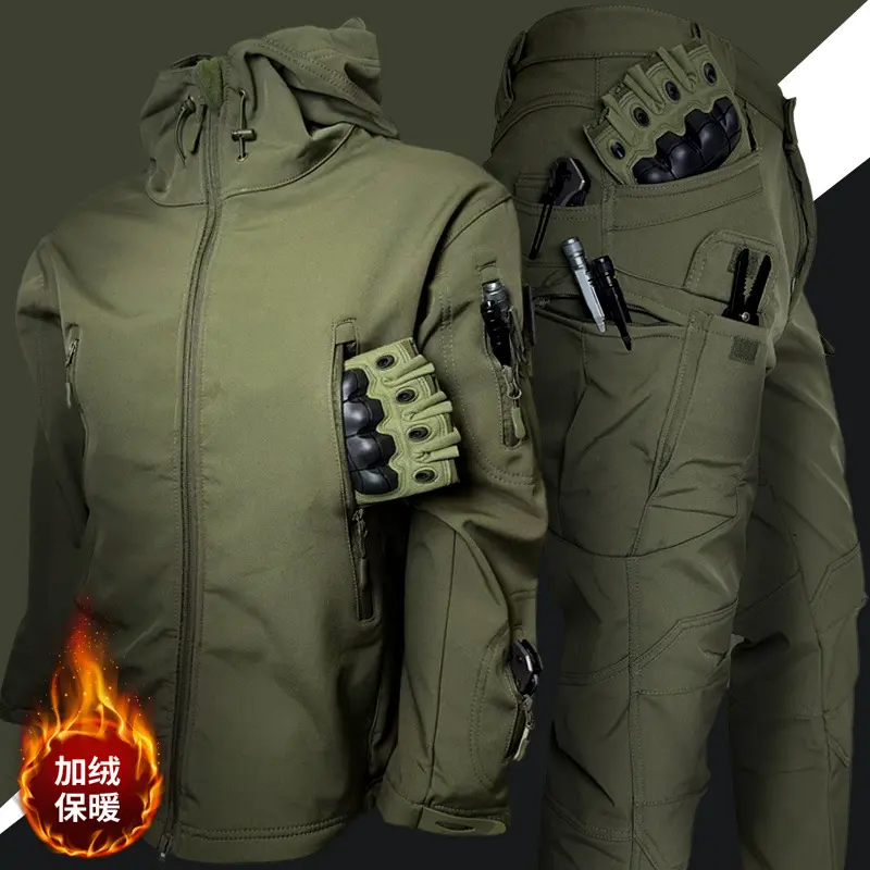 Military Green Set x7 with Velvet