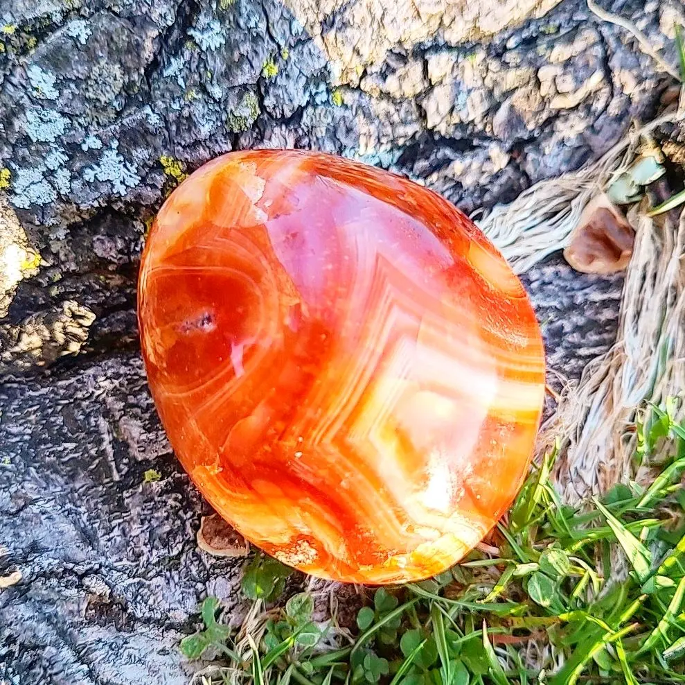 Carnelian Palmstone Carnelian Palmstone