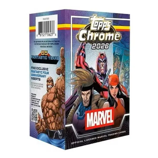 2026 Topps Chrome Marvel Value Box
