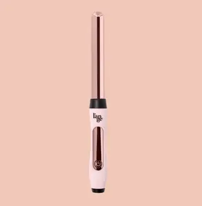 L'ANGE HAIR - Le Curl Titanium Plug-In Heated Curler - 1-Inch Clip-Free Wand with Handle, Professional Beauty Product for All Hair Types (Tighter Styles, Beach Waves), Hair Curlers, Curling Irons