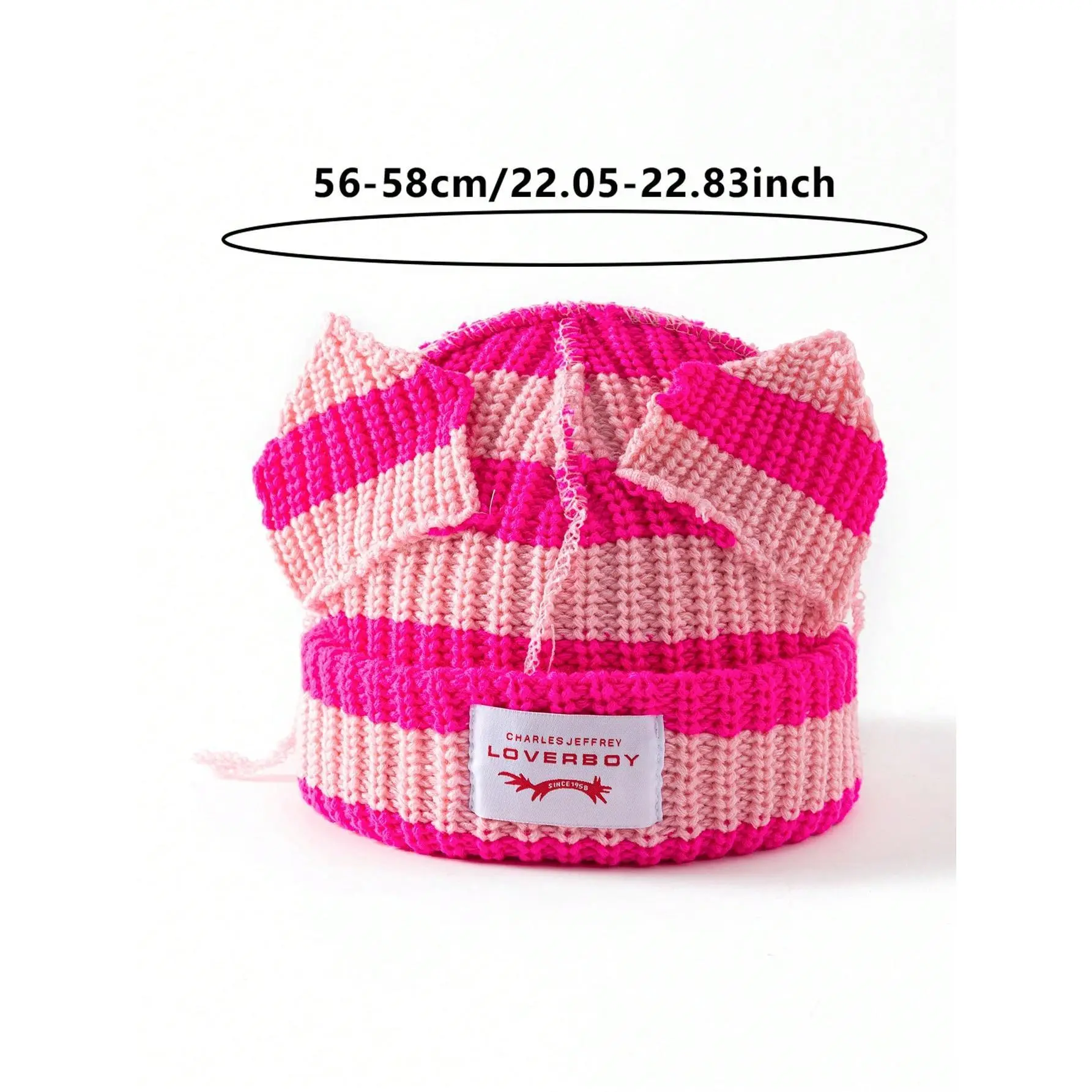 1pc Women's Fashionable Car Embroidered Ear Flap Knitted Hat, Suitable For Daily Wear And Travel In Autumn And Winter,School