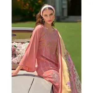 Zariha Melon Pink Anarkali