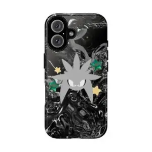 Silver Lock Screen Magsafe Phone Case, Anime Gamer Gift